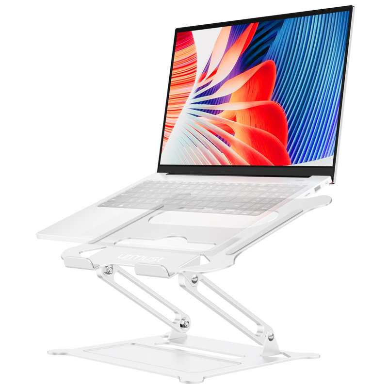 Metal Monitor Stand, Silver