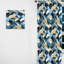Coastal Blue Tiles Geometric II - Rideau abstrait - Rideau géométrique obscurcissant - 1 panneaux-107597796