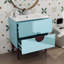 Ensemble de meuble-lavabo avec lavabo en céramique 30 po et armoire de rangement avec 2 tiroirs