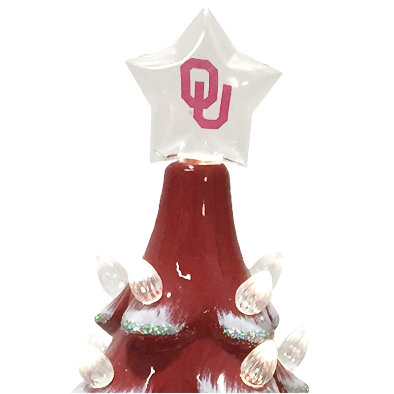 Arbre en céramique NCAA College Spirit, Oklahoma Sooners