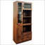 Buffet Farmhouse Kitchen Huche avec support pour micro-ondes, buffet autoportant pour rangement et présentation