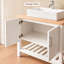 Freestanding Standard Single Vanity Bathroom Vanity With Ceramic Top