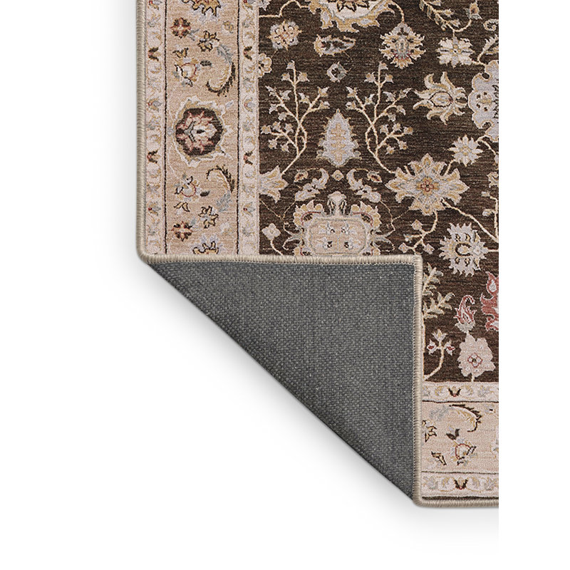 Tapis oriental beige / brun Cardew, Rectangle 7 pi x 10 pi
