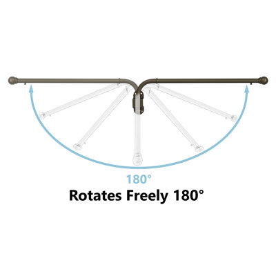 Ronna Adjustable Single Curtain Rod