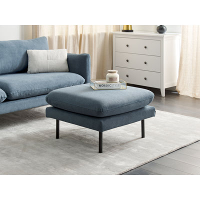 Aaleigha 70cm Wide Square Footstool Ottoman