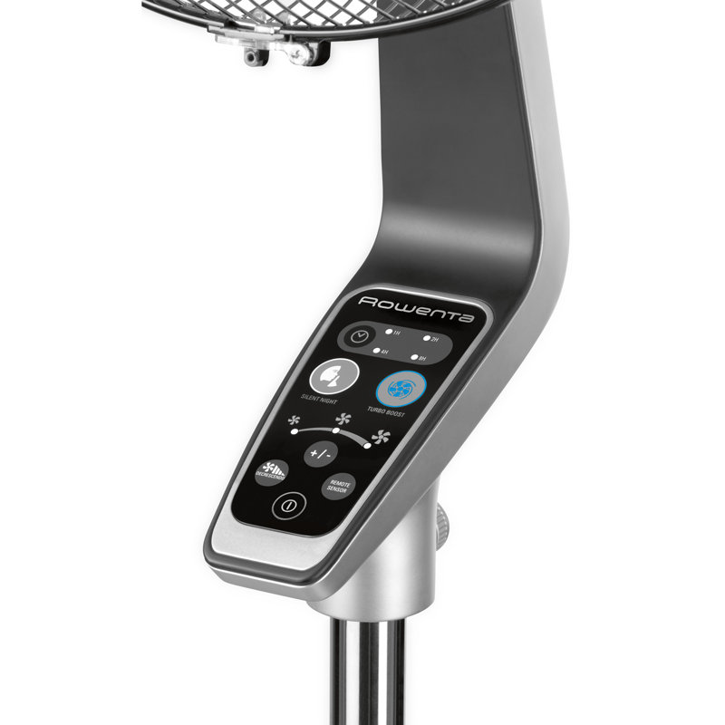 Rowenta Turbo Silence Extreme Stand Fan With 5 Speeds, Oscillating Feature, Adjustable Height And Remote