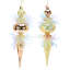 Iridescent Pastel Icicles Ornament, 9.5 Inches