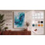 Ethereal Water Forms Minimalist - Wrapped Canvas-750528074-750528070