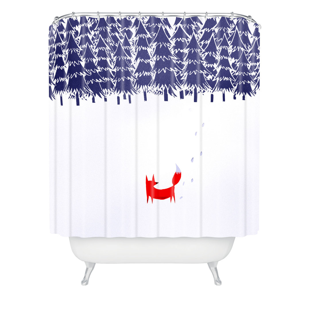 Modern Shower Curtain East Urban Home