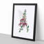 Foxglove Flowers Illustration - Framed Print-55577663-55577664