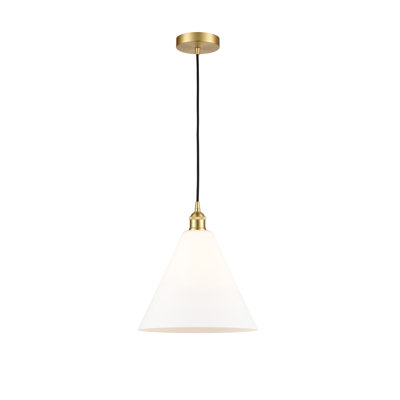 Luminaire suspendu conique à 1 lumière Bluford