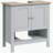 Bathroom Vanity with Adjustable Shelf and Open Bottom Shelf