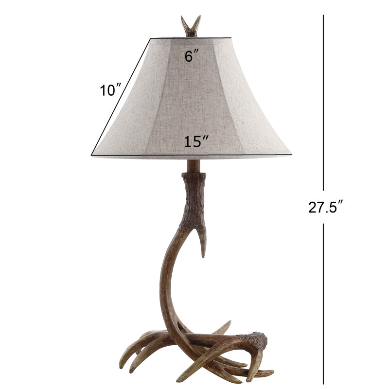 Kari Resin Table Lamp, Brown