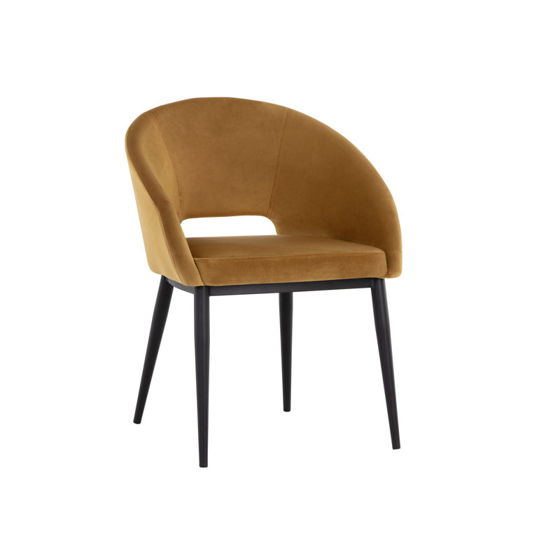 Upholstered Dining Chair, Brown