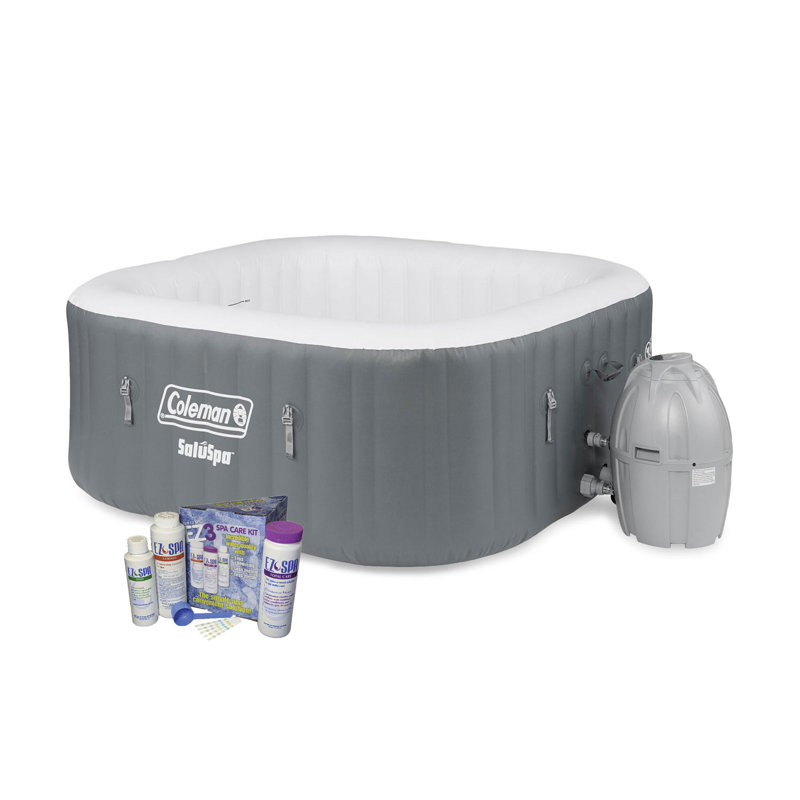 Bestway 114 - Jet Vinyl Square Inflatable Hot Tub
