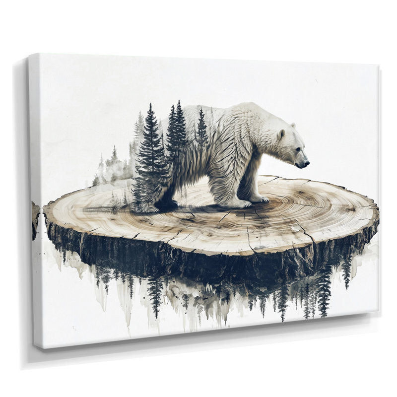 Gerno - animaux, art mural, H 12 po x l 20 po, Toile tendue