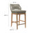 Wellspring 3-Piece Outdoor Patio Teak Wood Bar Set-105920937
