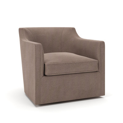Fauteuil pivotant rembourré Marietta