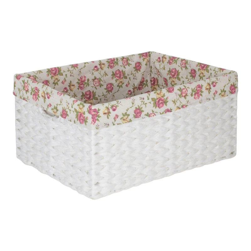 Brambly Cottage Wicker Decorative Basket, 18cm H x 37cm W x 25cm D
