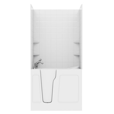 Prairie 45.8" x 26" Walk in Air Bathtub