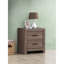 Table de chevet 2 tiroirs Brantford