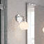 Applique murale 1 lumière Meridian en chrome-295448622