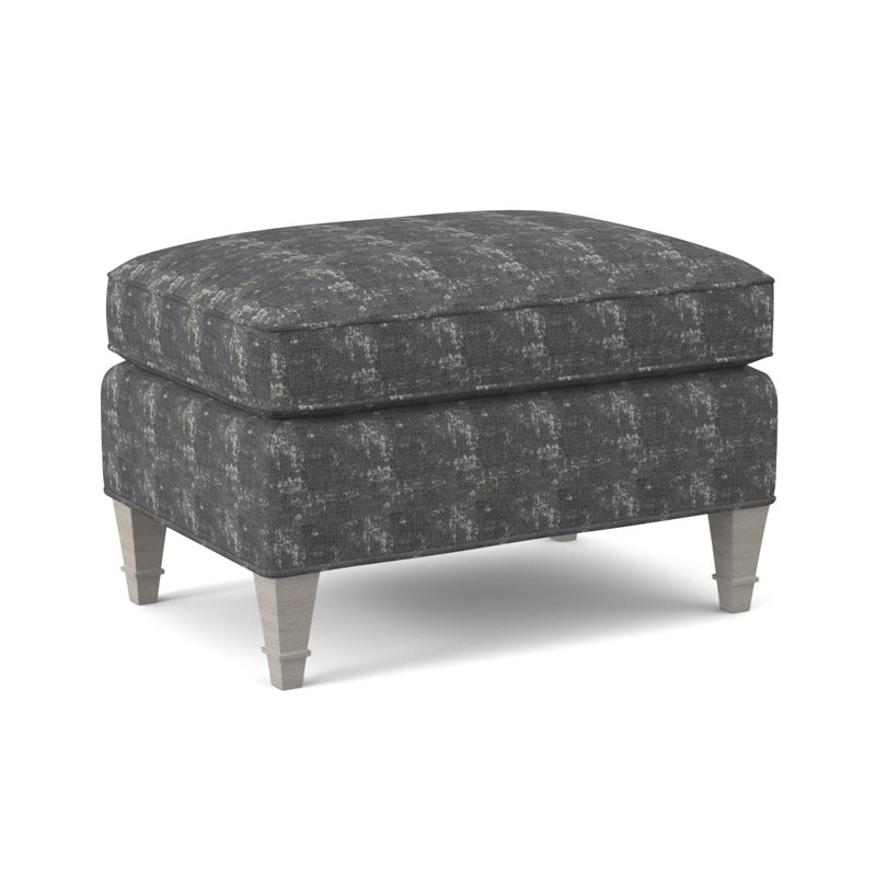 Everton Ottoman, Bisque, Elise Flax