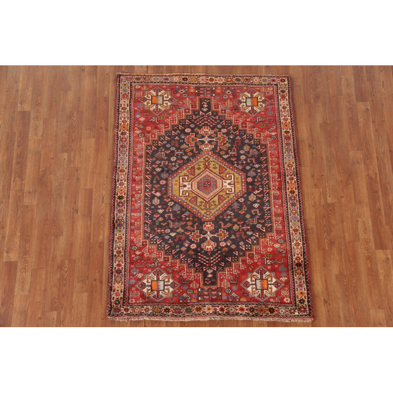 Tapis traditionnel tribal en laine 4 x 5