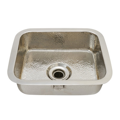 Évier de cuisine en métal sculpté L 14 po x l 11 po