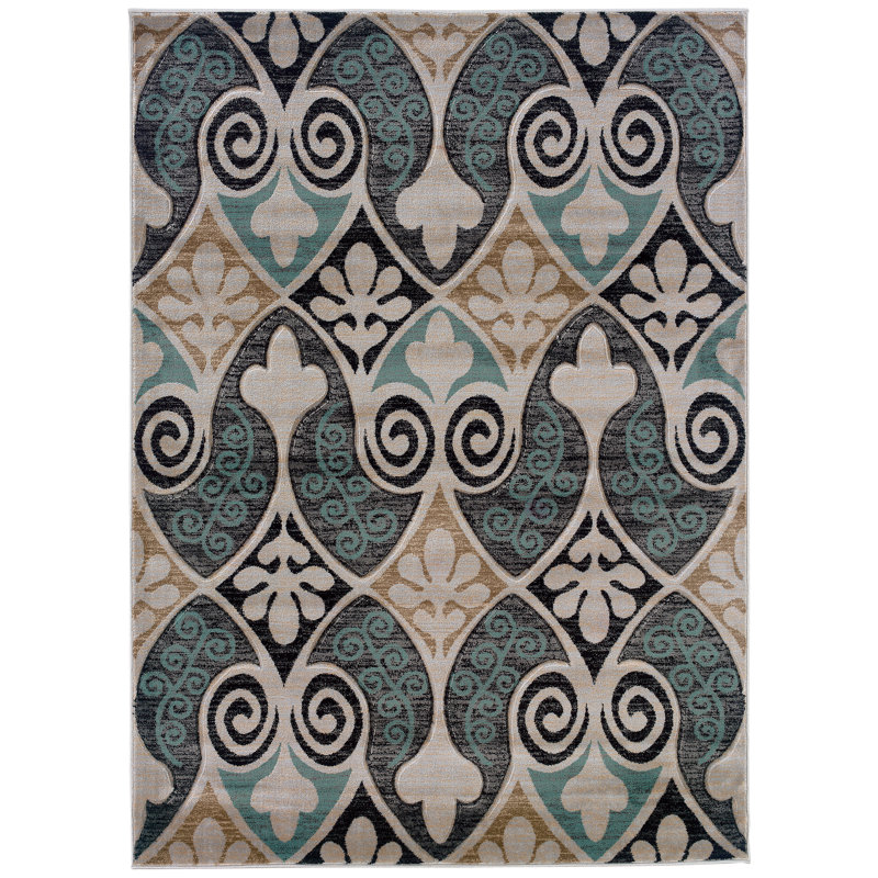 Tapis ivoire Carlee, Rectangle 8 pi x 10 pi 3 po