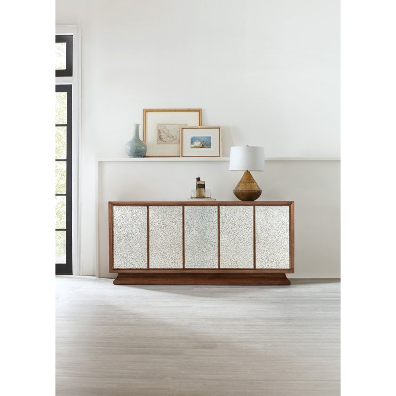 Melange 80" Lloyds Leopard Entertainment Credenza