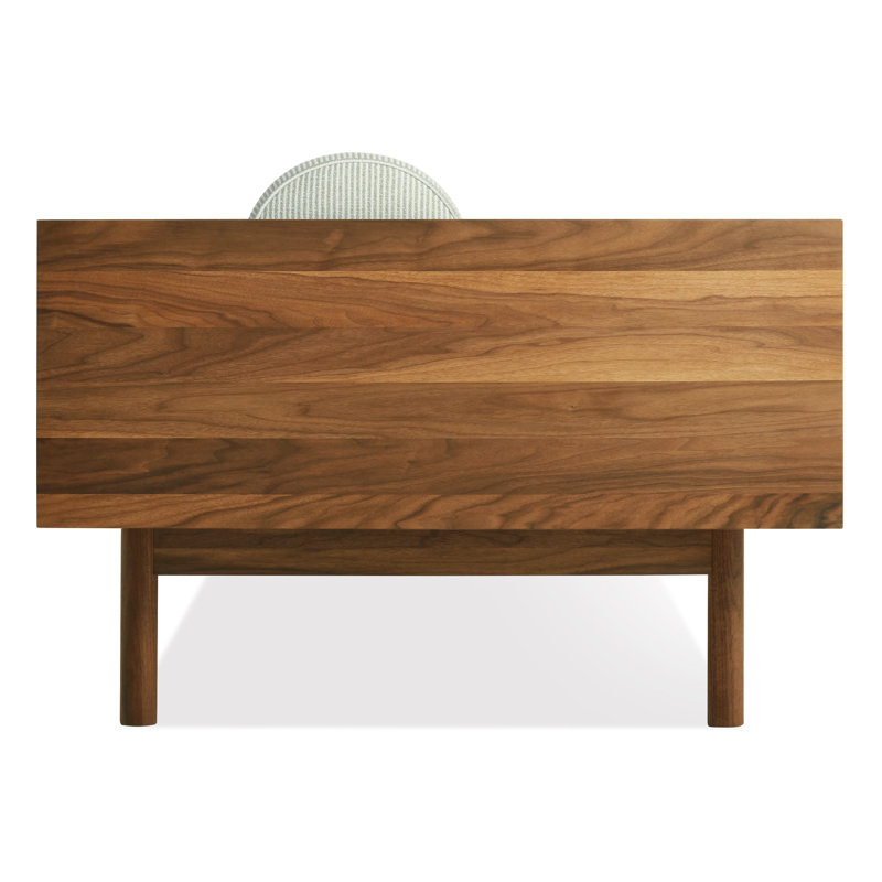 Souvenir Sofa, Walnut, Irving Gray Blue Stripe