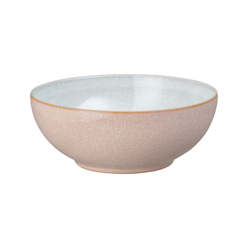 Denby Elements Cereal Bowls, Sorbet Pink