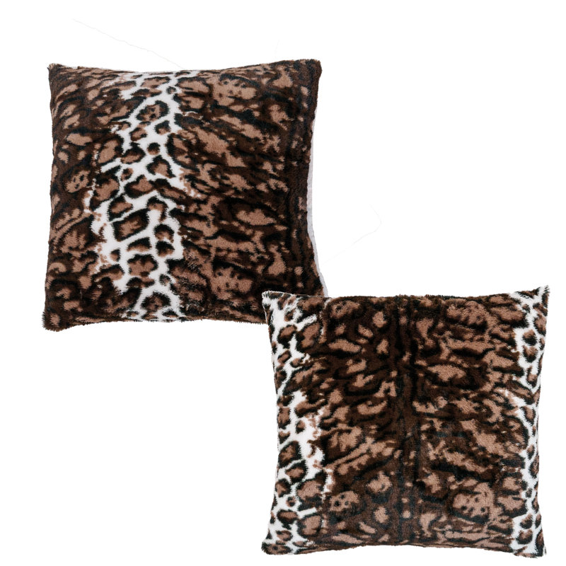Animal Print Square Cushion Cover