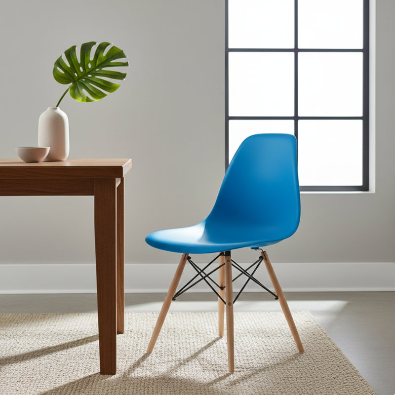 Chaise d'appoint Josclyn, Bleu