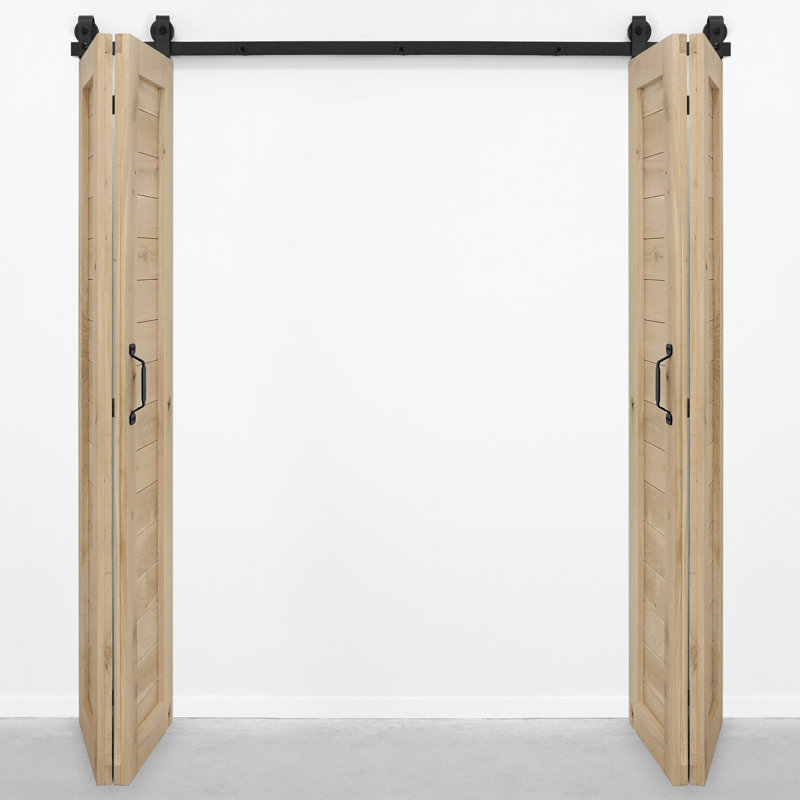 Solid Oak Barn Door, Unfinished