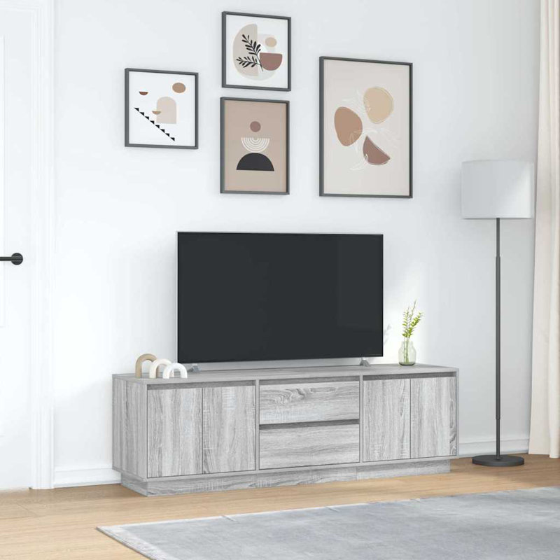 Dartington Unfinished TV Stand for TVs up to 60", Grey Sonoma