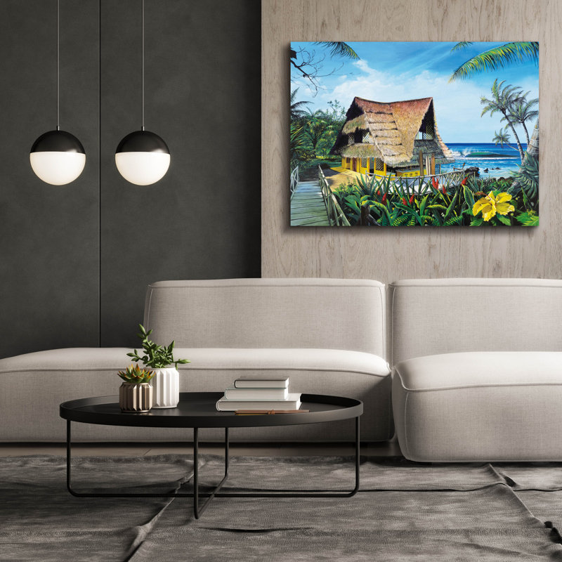 «Hawaiian Hideaway» par Scott Westmoreland, art mural sur toile, H 40 po x l 54 po x P 1,5 po