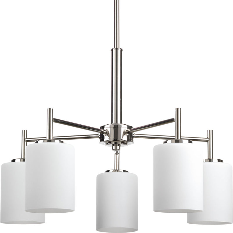 Replay 5 - Light Steel Dimmable Chandelier