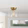 Robeson Glass Flush Mount