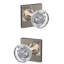 Custom Hobson Non-Turning Glass Knob with Collins Trim-29774512
