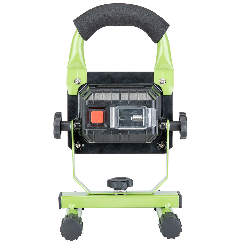 PowerSmith 800 Lumen Rechargeable Lithium-Ion Cordless LED Light Metal Stand and Emergency Strobe PowerSmith