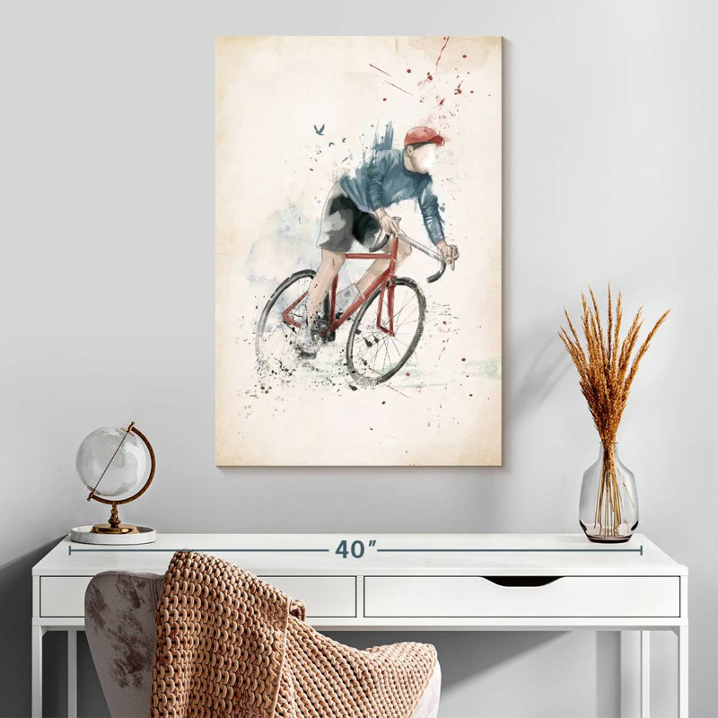 Mehar «I Want To Ride My Bicycle», H 30 po x l 20 po