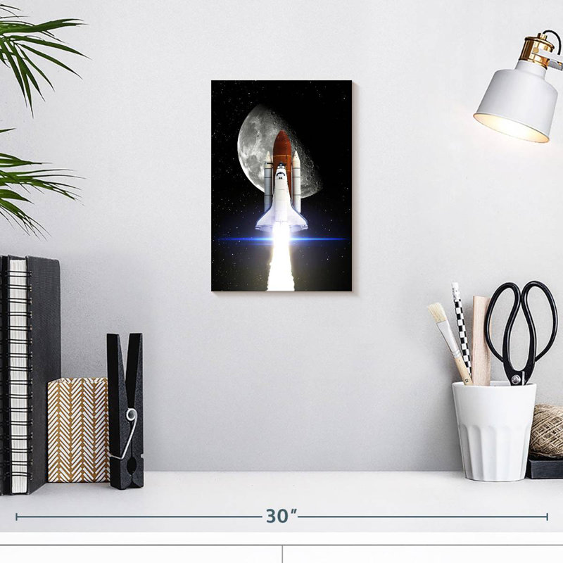 Oberle Space Shuttle Mission, 12" H x 8" W