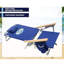 Portable et polyvalent: la chaise de plage pliante à plat à 5 positions - Bleu marine
