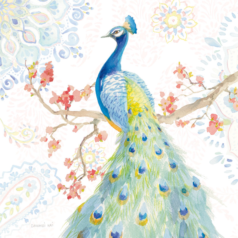 Jaipur II Crop by Danhui Nai - Wrapped Canvas Painting, 51cm H x 51cm W x 3.8cm D