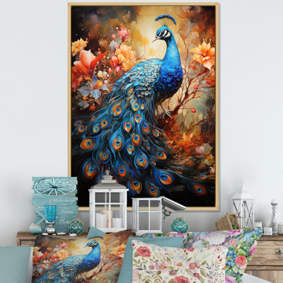 " Majestic Blooming Plumage Peacock II "