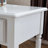 Coastal Solid Manufactured Wood Side Table with AC/USB and USB-C Port-513730026