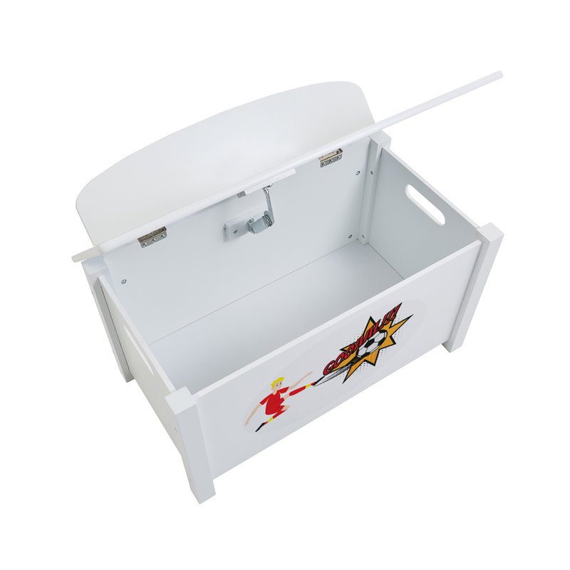 Kids Wooden Football Toy Box