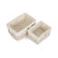 2 Piece Wicker Lined Storage Basket Set-918379008